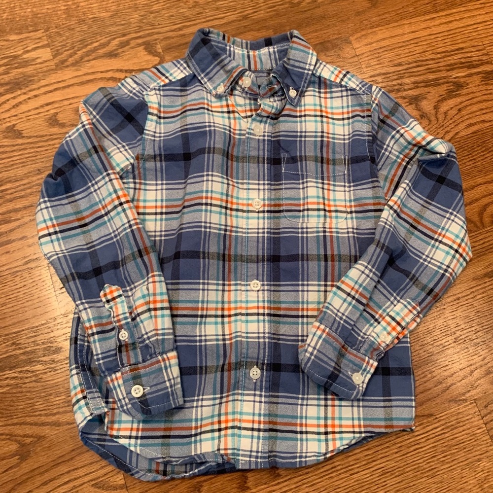 Children’s Place plaid button up shirt